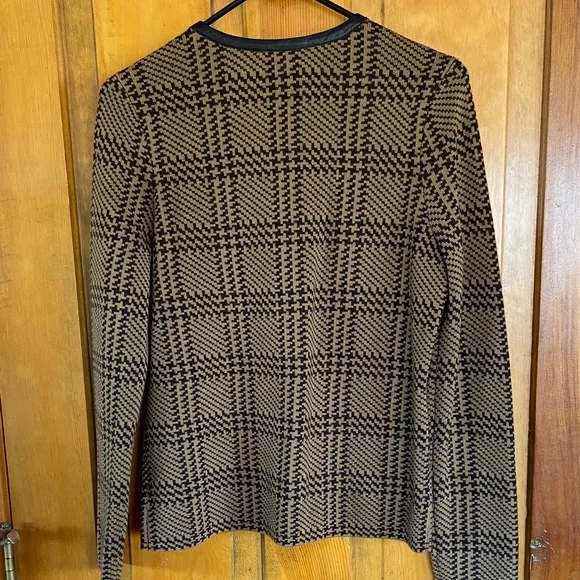 Pendleton Tan and Black Checkered Blazer - Picture 3 of 5